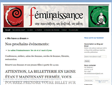 Tablet Screenshot of feminaissance.com